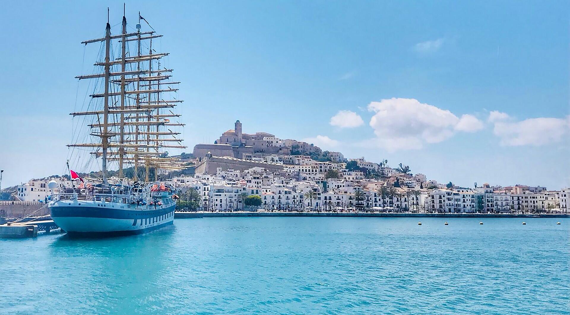 Ibiza town view