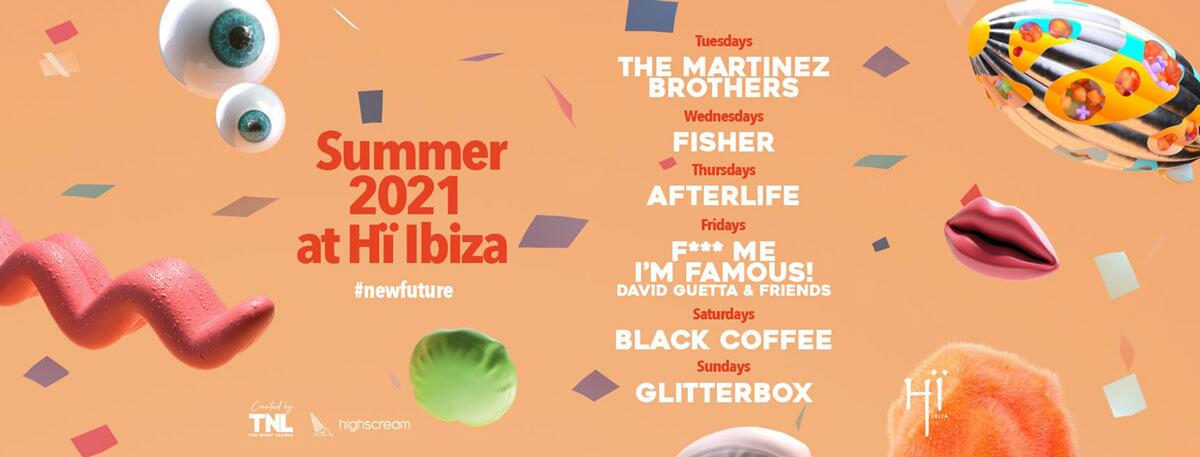 Hi Ibiza Season 2021 Official Calendar