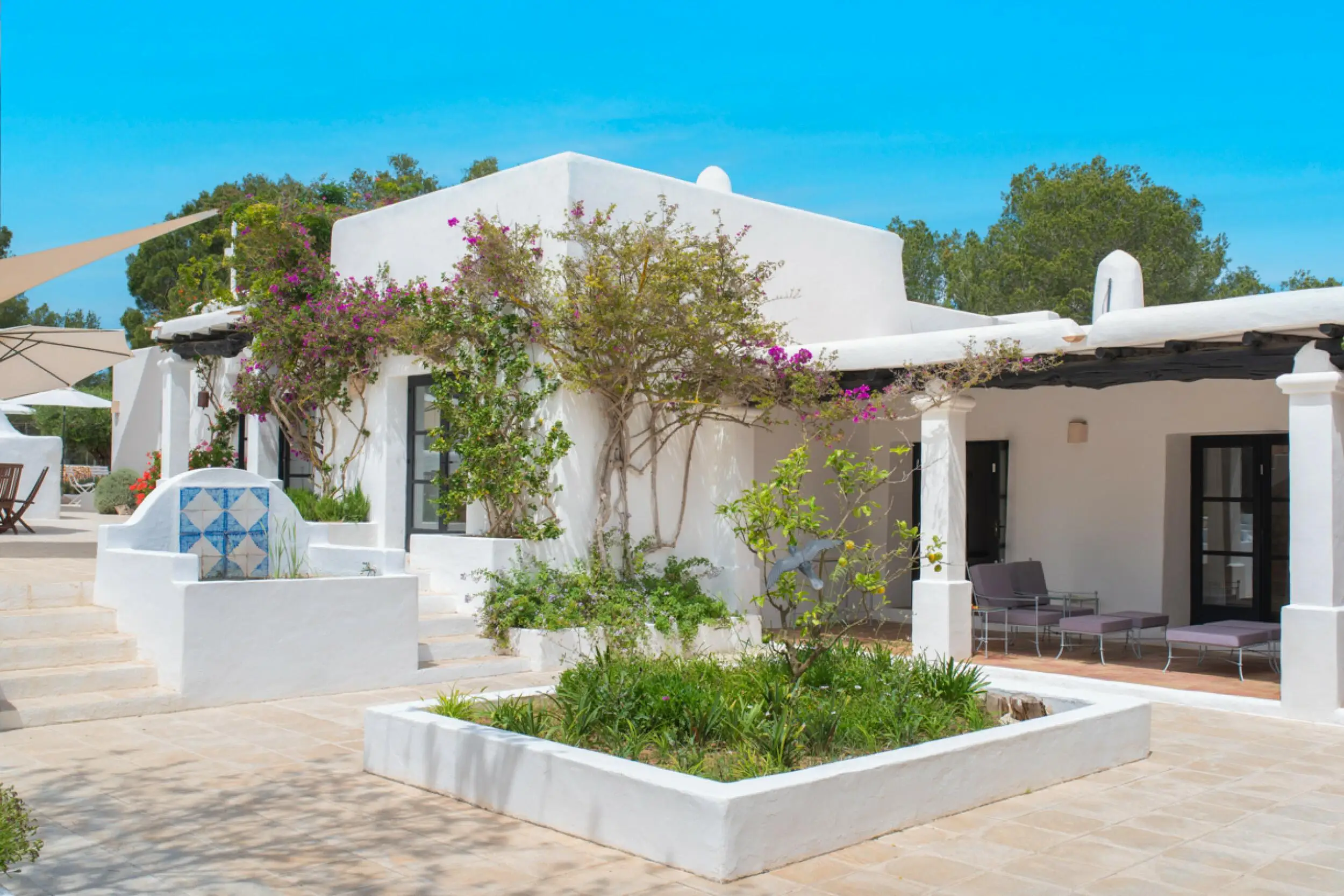 Finca Golf is an expertly restored 150 year old finca nestled directly beside Ibiza’s only golf course, combining traditional character with innovative amenities. 